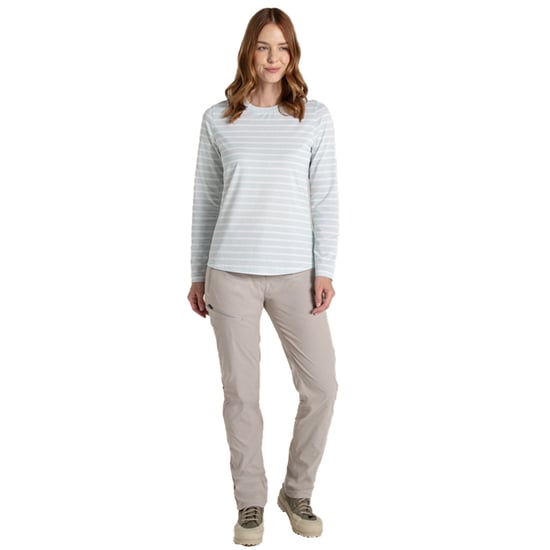 Craghoppers Dames/Dames Akona Gestreept Nosilife T-shirt met lange mouwen (Nimbus Blauw) - Image 4