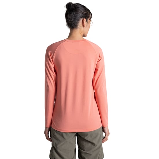 Craghoppers Dames/Dames Nour Nosilife T-shirt met lange mouwen (Gekruide abrikoos) - Image 2