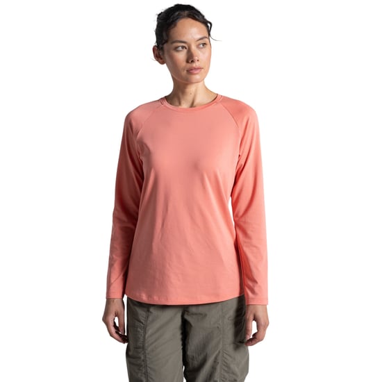Craghoppers Dames/Dames Nour Nosilife T-shirt met lange mouwen (Gekruide abrikoos) - Image 3