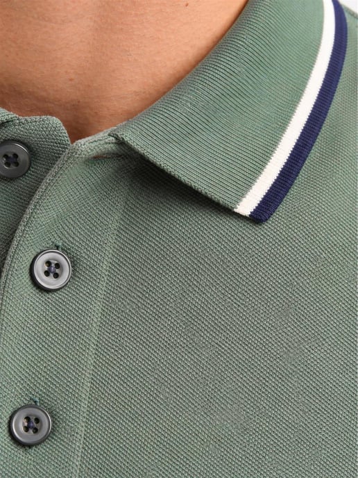 Ben Sherman | Heren Polo met Contrasterende Bies - Image 3