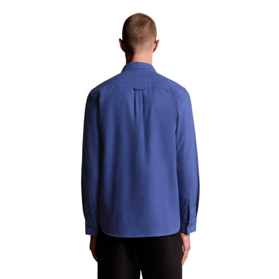 Lyle & Scott Effen Flanellen Overhemd Heren (Blauw) - Image 2