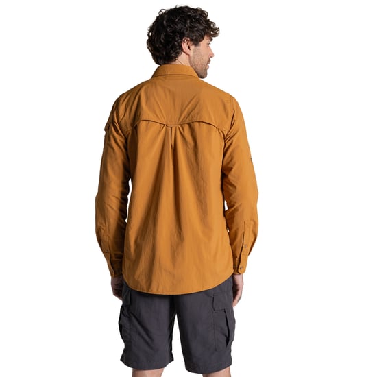 Craghoppers Heren Adventure III Nosilife shirt met lange mouwen (Diepe Henna) - Image 2