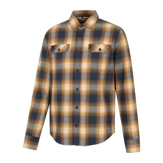 Mountain Warehouse Trace flanell långärmad skjorta för herrar (Blekgult) - Image 3