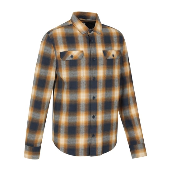 Mountain Warehouse Trace flanell långärmad skjorta för herrar (Blekgult) - Image 4