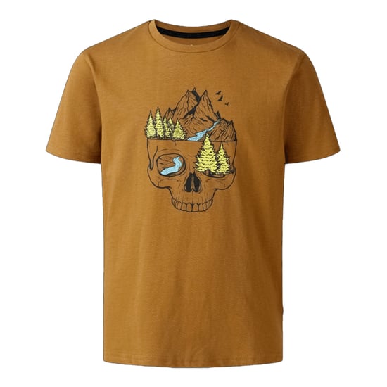 Dare 2B Kinderen Trailblazer III doodshoofd T-Shirt (Donker komijngeel) - Image 1