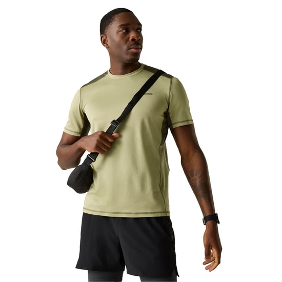 Regatta Heren Virda T-Shirt (Lichte salie/donkere kaki) - Image 4