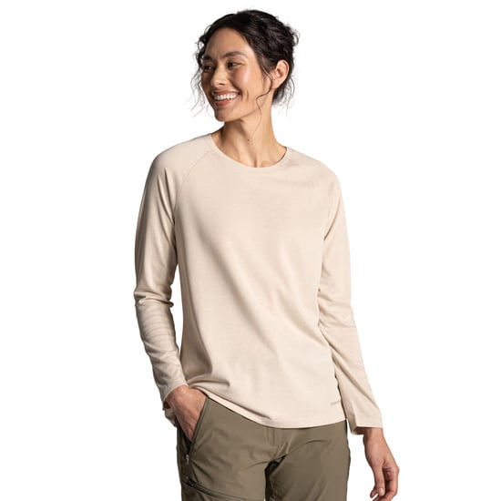 Craghoppers Dames/Dames Nour Nosilife T-shirt met lange mouwen (Oestermarmel) - Image 3