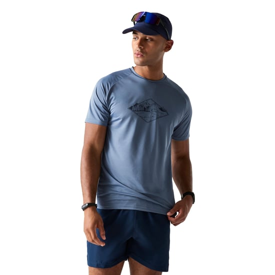 Dare 2B Mens Tech II Nature T-Shirt (Mercury) - Image 4