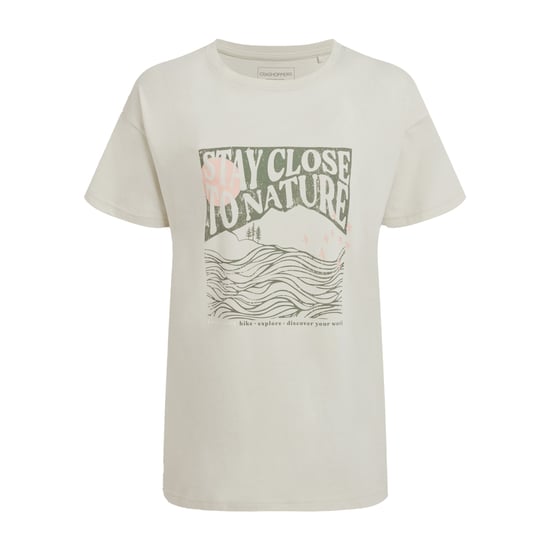 Craghoppers Womens/Ladies Yago Stay Close To Nature Short-Sleeved T-Shirt (Pear Drop) - Image 1