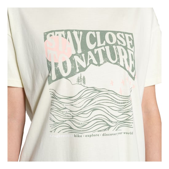 Craghoppers Womens/Ladies Yago Stay Close To Nature Short-Sleeved T-Shirt (Pear Drop) - Image 3
