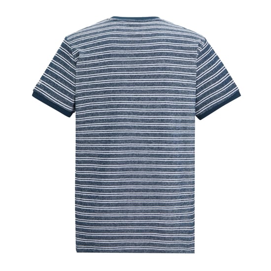 Regatta Heren Benlin Gestreept T-Shirt (Maanlicht Denim/Grijs-Wit) - Image 2