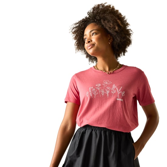 Regatta Dames/Dames Filandra VX Bloemen T-shirt (Leisteen) - Image 5