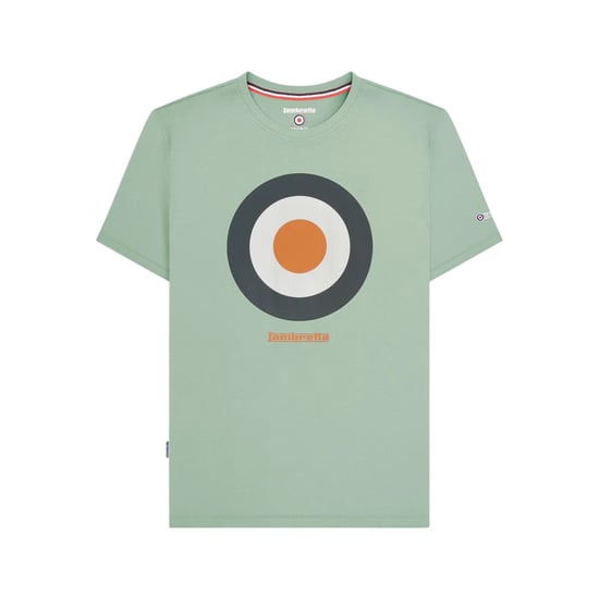 Lambretta Mens Target Cotton T-Shirt (Iceberg Green) - Image 1