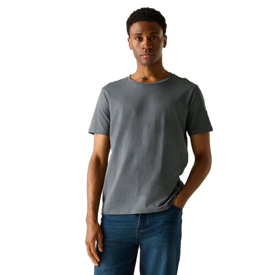 Regatta Heren Finlo Logo T-Shirt (Donkere storm) - Image 5