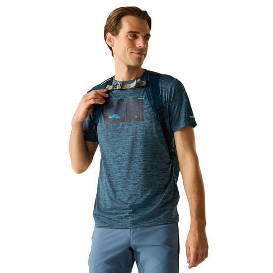 Regatta Heren Fingal Nachthemel T-Shirt (Nachthemel Marl) - Image 4
