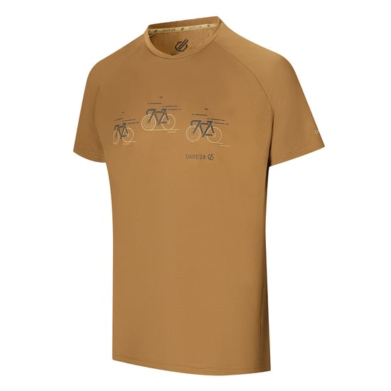 Dare 2B Heren Tech II Fiets T-shirt (Donker komijngeel) - Image 3