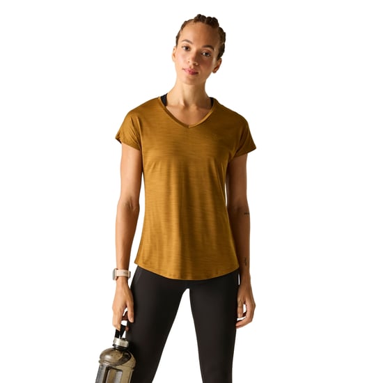 Dare 2B Dames/Dames Vigilant Actief T-Shirt (Donkere komijn) - Image 4