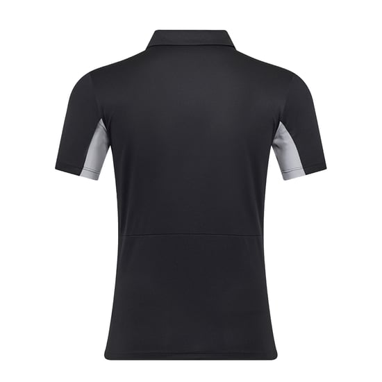 Umbro Mens Presentation Rangers FC Polyester Polo Shirt (Caviar/Microchip) - Image 2