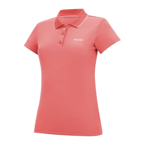 Regatta Womens/Ladies Maverick V Polo Shirt (Peach Pink) - Image 3