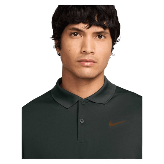 Nike Mens Victory Solid Polo Shirt (Forest Night/Olive) - Image 3