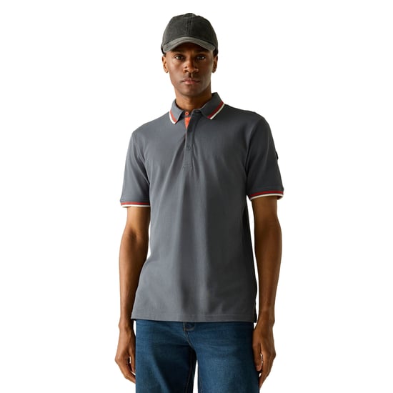Regatta Heren Adryan Poloshirt (Donkere storm) - Image 4