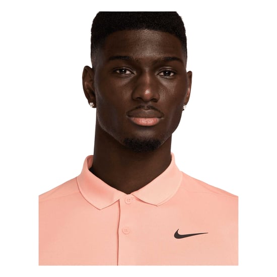 Nike Mens Victory Solid Polo Shirt (Apricot Agate/Black) - Image 3