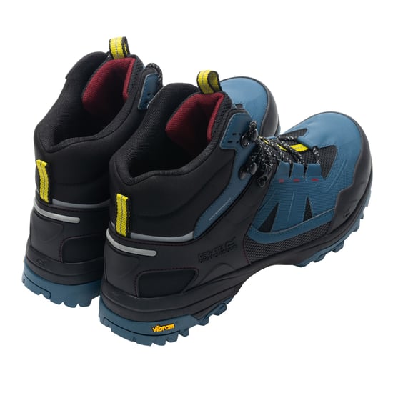 Regatta Heren Regen Loopschoenen (Marokkaans Blauw/Limoen/Rood) - Image 2