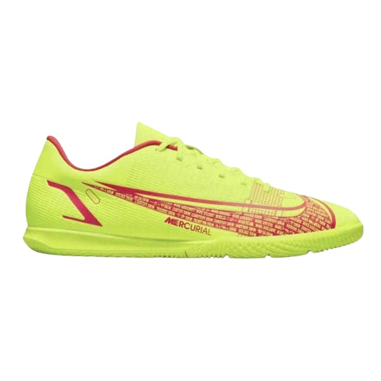 Nike Mens Mercurial Vapour 14 Club Indoor Football Shoes (Volt/Bright Crimson) - Image 1