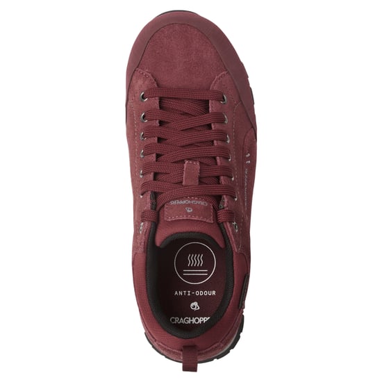 Craghoppers Herr Jacara 2 Läder Sneakers (Wildberry) - Image 2