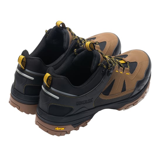 Regatta Heren Regen Lage Wandelschoenen (Notenbruin/Gouden vlok) - Image 2