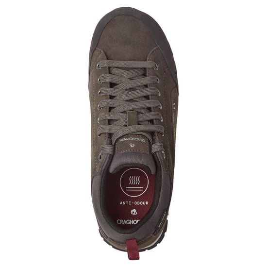 Craghoppers Herr Jacara 2 Läder Sneakers (Mörkgrå) - Image 2