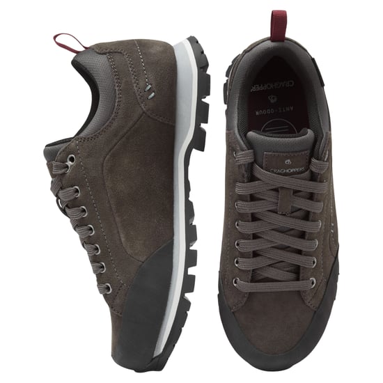 Craghoppers Herr Jacara 2 Läder Sneakers (Mörkgrå) - Image 4