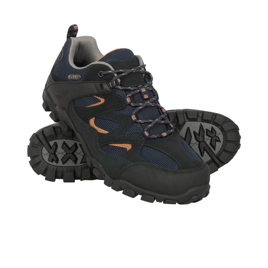 Mountain Warehouse Herr Curlews vattentäta mockaskor för promenader (marin) - Image 4