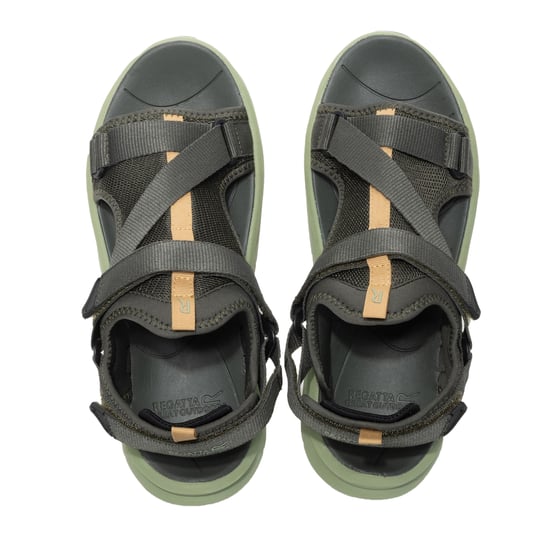 Regatta Heren Lito sandalen (Donker Khaki/Bosbruin) - Image 5