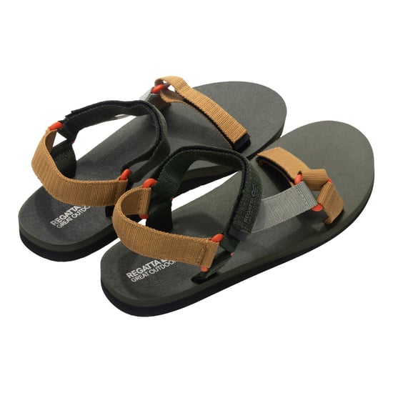 Regatta Heren Vendeavour Sandalen (Donker Khaki/Bosbruin) - Image 2