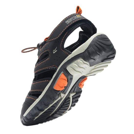 Regatta Kinderen/Kinderen Westshore IV Sandalen (Zwart/Roestanje) - Image 6