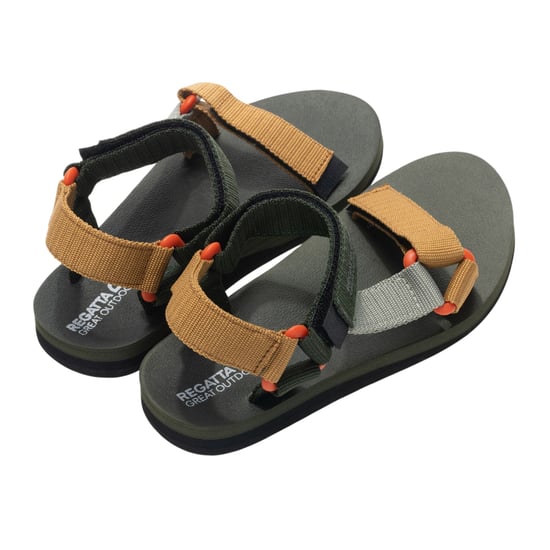 Regatta Kinderen/Kinderen Vendeavour Sandalen (Donker Khaki/Bosbruin) - Image 2