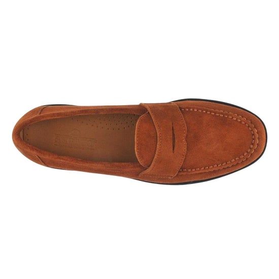 Sebago Mens Ryan Polaris Suede Loafers (Brown Cognac) - Image 4