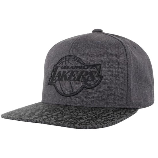 Mitchell & Ness NBA Los Angeles Lakers Cracked Reflective Grey Cap - Image 1