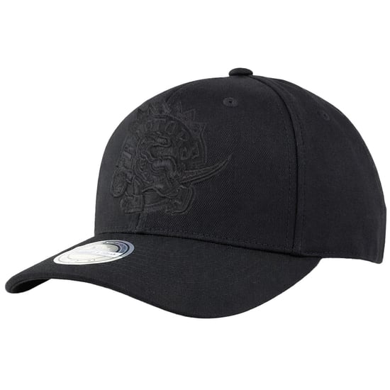 Mitchell & Ness NBA Toronto Raptors 110 Logo Black Cap - Image 1