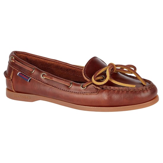 Sebago Womens/Ladies Nina Waxed Leather Bala Moccasin (Brown/Gum) - Image 4