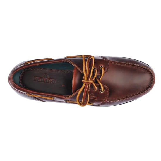 Sebago Womens/Ladies Nina Waxed Leather Bala Moccasin (Brown/Gum) - Image 5
