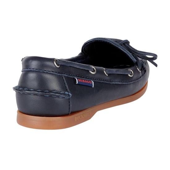Sebago Womens/Ladies Nina Waxed Leather Bala Moccasin (Blue Navy/Gum) - Image 2