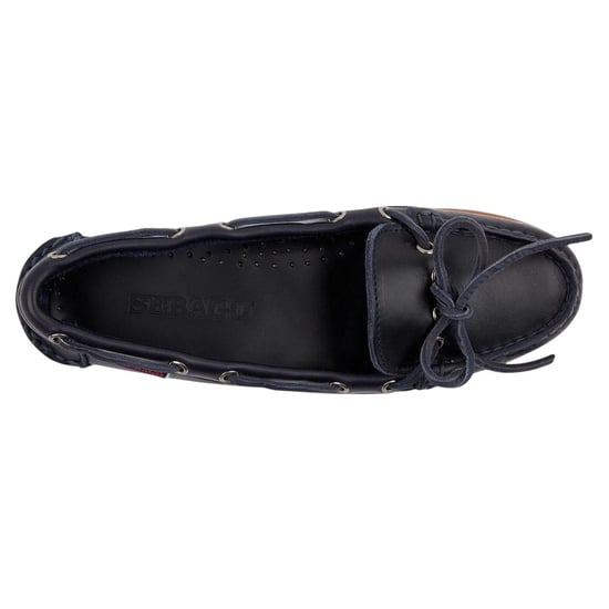 Sebago Womens/Ladies Nina Waxed Leather Bala Moccasin (Blue Navy/Gum) - Image 3