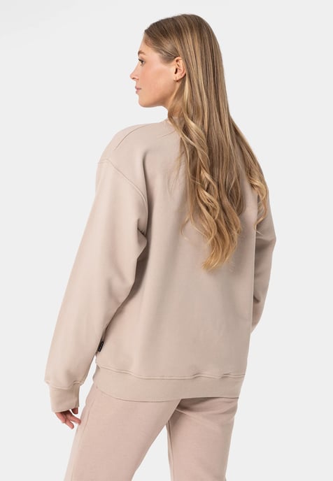 Oversized Sweatshirt BEIGE - Image 4