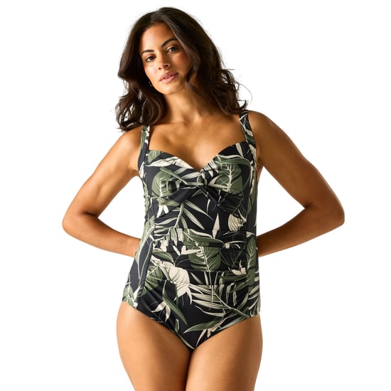 Regatta Womens/Ladies Sakari Tropical Tummy Control One Piece Swimsuit (Dark Tropical) - Image 4