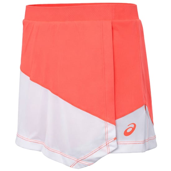 Asics Club Kids Orange/White Tennis Skort - Image 2