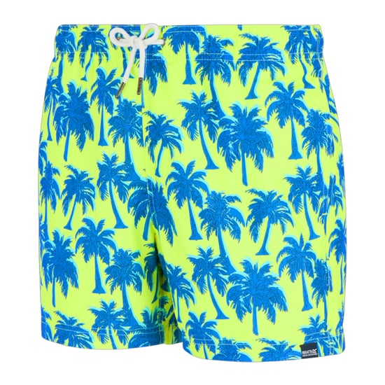 Regatta Heren Loras Palm Zwemshort (Scherp Groen/Sonisch Blauw) - Image 3