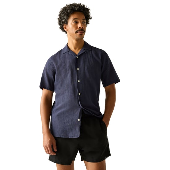 Regatta Heren Mawson II Zwemshort (Zwart/Sonisch Blauw) - Image 4
