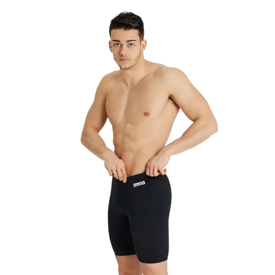 Arena Heren Solid Jammer Shorts (Zwart/Wit) - Image 3